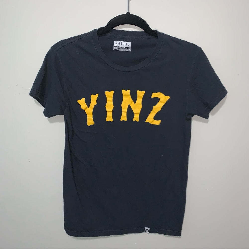 Rally House Black Yinz T-Shirt